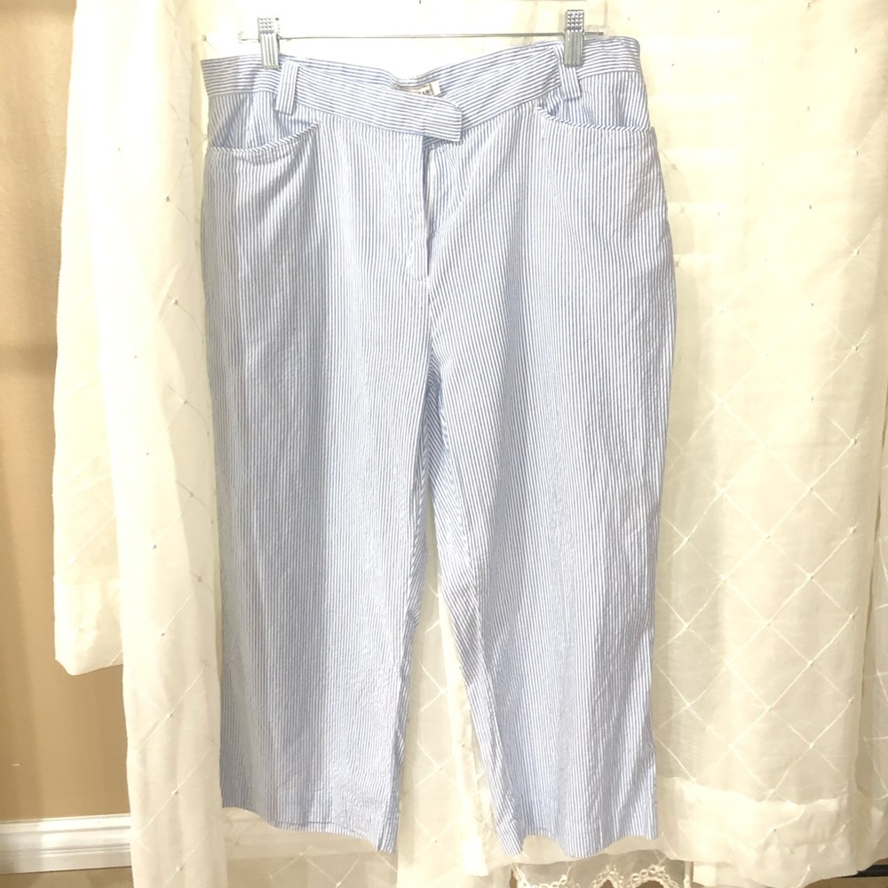 Lady Hagen Striped Capris Pants
